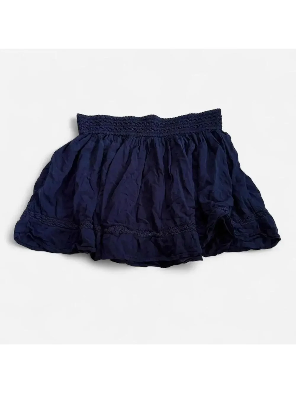 Aeropostale Women's Navy and Blue Skirt